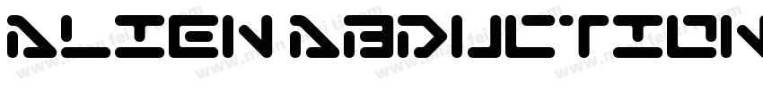 Alien Abduction字体转换